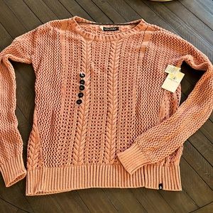 Adorable Volcom sweater! Never been worn, tags still attached!